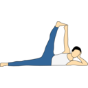 download Anantasana clipart image with 0 hue color