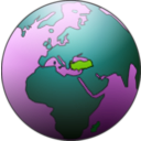 download Globe Turkey clipart image with 90 hue color