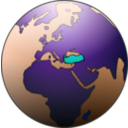 download Globe Turkey clipart image with 180 hue color