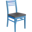 download Wooden Chair clipart image with 180 hue color