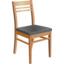 download Wooden Chair clipart image with 0 hue color