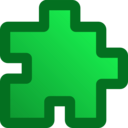 download Icon Puzzle Green clipart image with 45 hue color