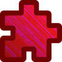 download Icon Puzzle Green clipart image with 270 hue color