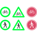 download Traffic Signs clipart image with 135 hue color