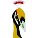 download Peacock clipart image with 180 hue color