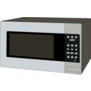 download Microwave Oven clipart image with 180 hue color