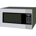 download Microwave Oven clipart image with 225 hue color