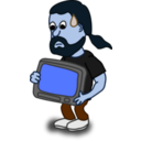 download Comic Characters Lifting clipart image with 180 hue color