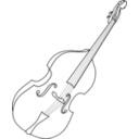 download Double Bass 1 clipart image with 90 hue color