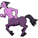 download Centaur clipart image with 270 hue color