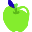 download Apple clipart image with 90 hue color