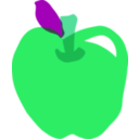 download Apple clipart image with 135 hue color