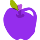 download Apple clipart image with 270 hue color