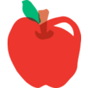 download Apple clipart image with 0 hue color