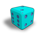 download Dado Dice clipart image with 180 hue color