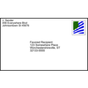 download Addressed Envelope With Stamp 01 clipart image with 225 hue color