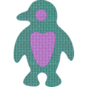download Toy Penguin clipart image with 315 hue color