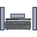 download Home Cinema clipart image with 225 hue color