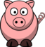 Pig Roundcartoon