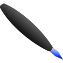 download Simple Pen clipart image with 180 hue color