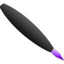 download Simple Pen clipart image with 225 hue color