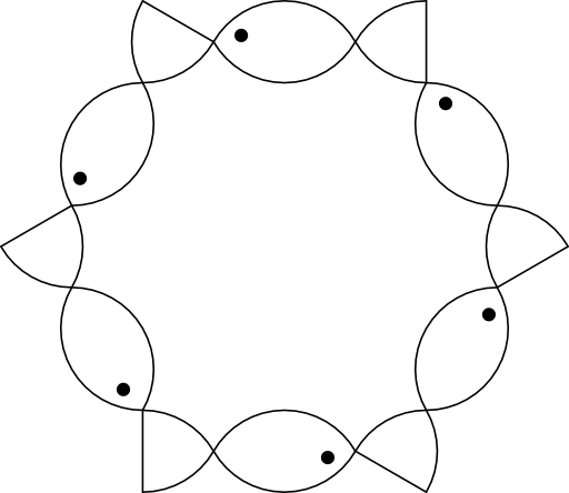 6 Fish Hexagon