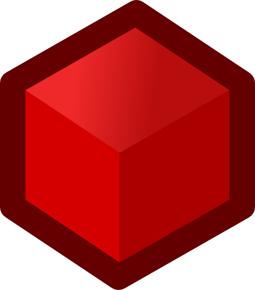 Icon Cube Red