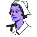 download Nurses Cap clipart image with 225 hue color