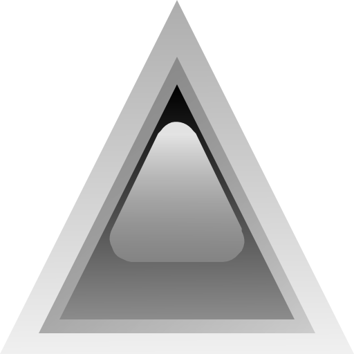 Led Triangular Black