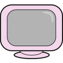 download Computer Screen clipart image with 270 hue color
