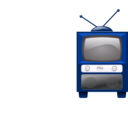 download Antique Television clipart image with 180 hue color