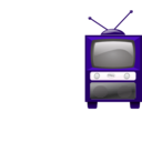 download Antique Television clipart image with 225 hue color
