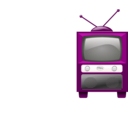 download Antique Television clipart image with 270 hue color