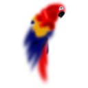 download Bird clipart image with 0 hue color