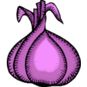 download Onion clipart image with 270 hue color