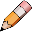 download Pencil clipart image with 0 hue color