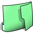 download Folder Vertical clipart image with 90 hue color