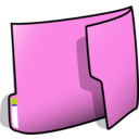 download Folder Vertical clipart image with 270 hue color