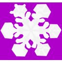 download Snowflake clipart image with 225 hue color