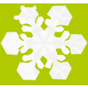 download Snowflake clipart image with 0 hue color