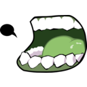 download Dark Mouth clipart image with 90 hue color