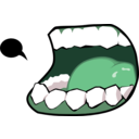 download Dark Mouth clipart image with 135 hue color