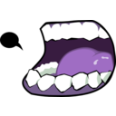 download Dark Mouth clipart image with 270 hue color