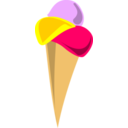 download Eis Eiswaffel Ice clipart image with 0 hue color