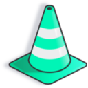 download Construction Cone clipart image with 135 hue color