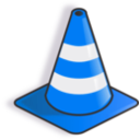 download Construction Cone clipart image with 180 hue color