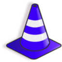 download Construction Cone clipart image with 225 hue color