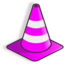 download Construction Cone clipart image with 270 hue color