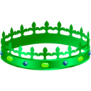 download Crown clipart image with 90 hue color
