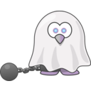 download Ghost Of A Penguin clipart image with 90 hue color